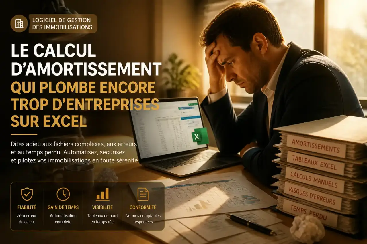 Logiciel de gestion des immobilisations : le calcul d'amortissement qui plombe encore trop d'entreprises sur Excel