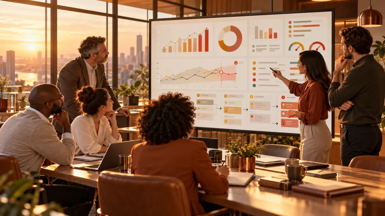 Le management visuel de la performance rend les écarts visibles et les actions pilotables