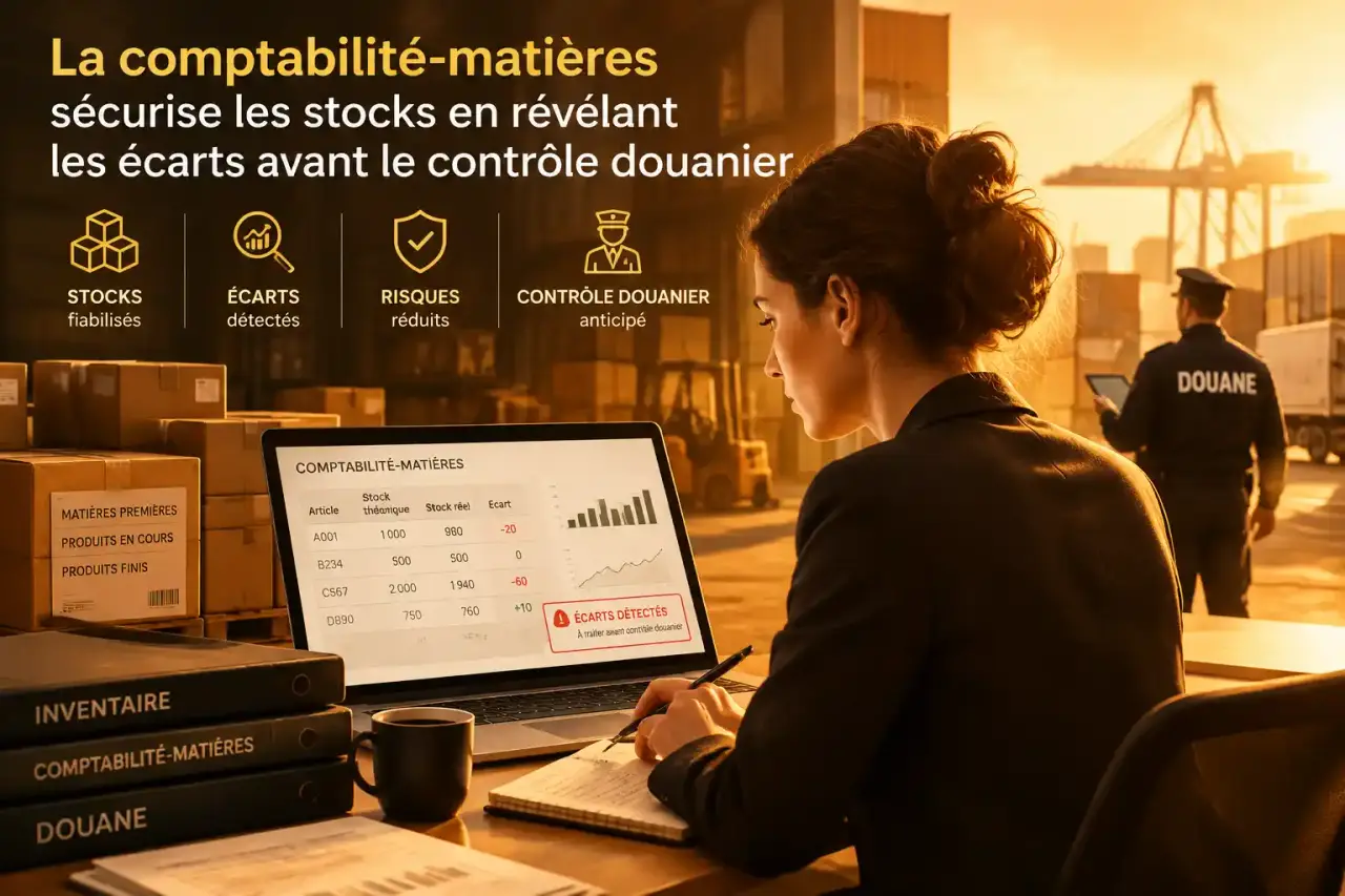 La comptabilité-matières sécurise les stocks en révélant les écarts avant le contrôle douanier