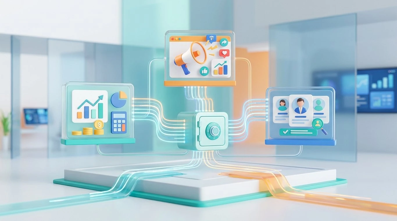 Illustration de connexion de données